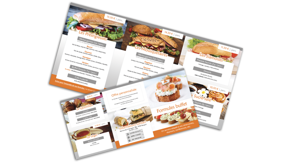 Triptyque menu